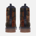 Leather Boots Alligator Patchwork Art Print