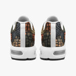 Air Cushion Sneakers Reptile Scales Patchwork Print