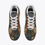 Air Cushion Sneakers Reptile Scales Patchwork Print