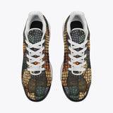 Air Cushion Sneakers Reptile Scales Patchwork Print