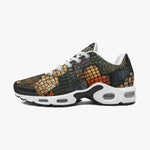 Air Cushion Sneakers Reptile Scales Patchwork Print