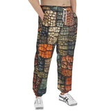 Men's Sweatpants Crocodile Patchwork Print