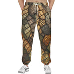 Men's Sweatpants Alligator Texture Print