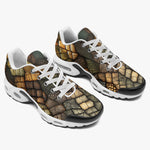 Air Cushion Sneakers Alligator Texture Print
