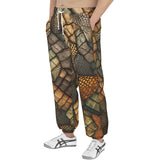 Men's Sweatpants Alligator Texture Print