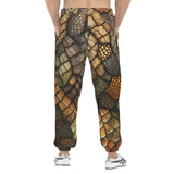 Men's Sweatpants Alligator Texture Print