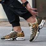 Air Cushion Sneakers Alligator Texture Print