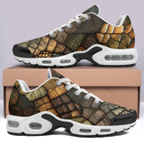 Air Cushion Sneakers Alligator Texture Print