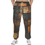 Men's Sweatpants Alligator Patchwork Print