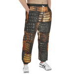 Men's Sweatpants Alligator Patchwork Print