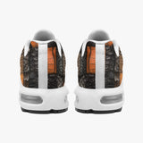 Air Cushion Sneakers Alligator Patchwork Texture Print