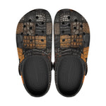 Classic Clogs Alligator Patchwork Texture Print