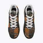 Air Cushion Sneakers Alligator Patchwork Texture Print