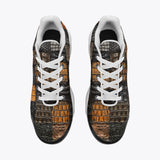 Air Cushion Sneakers Alligator Patchwork Texture Print