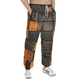 Men's Sweatpants Alligator Patchwork Texture Print