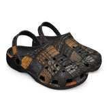 Classic Clogs Alligator Patchwork Texture Print