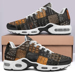 Air Cushion Sneakers Alligator Patchwork Texture Print