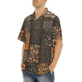 Hawaiian Shirt Crocodile Patchwork Pattern Print