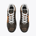 Air Cushion Sneakers Crocodile Patchwork Pattern Print