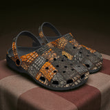 Classic Clogs Crocodile Patchwork Pattern Print