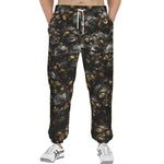 Men's Sweatpants Skulls with Amber Eyes