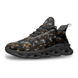 Sports Sneakers Skulls with Amber Eyes