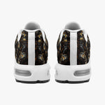 Air Cushion Sneakers Skulls with Amber Eyes