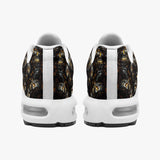 Air Cushion Sneakers Skulls with Amber Eyes