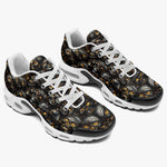 Air Cushion Sneakers Skulls with Amber Eyes