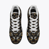 Air Cushion Sneakers Skulls with Amber Eyes