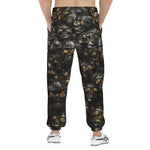 Men's Sweatpants Skulls with Amber Eyes
