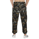 Men's Sweatpants Skulls with Amber Eyes