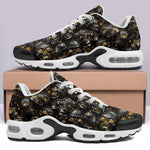 Air Cushion Sneakers Skulls with Amber Eyes