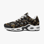 Air Cushion Sneakers Skulls with Amber Eyes