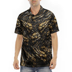 Men's Polo Shirt Ancient Golden Beasts