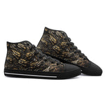 High-Top Canvas Shoes Ancient Golden Beasts