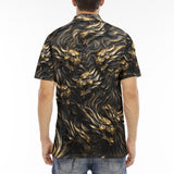 Men's Polo Shirt Ancient Golden Beasts