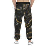 Men's Sweatpants Monster Cat with Glowing Eyes