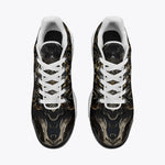 Air Cushion Sneakers Golden Monster with Glowing Eyes