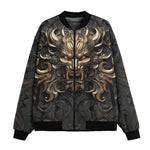 Bomber Jacket Fantasy Gold Dragon Head