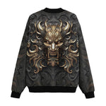 Bomber Jacket Fantasy Gold Dragon Head