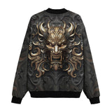 Bomber Jacket Fantasy Gold Dragon Head