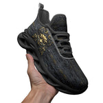 Sports Sneakers Gold and Black Ornate Mask