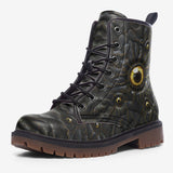 Leather Boots Mysterious Golden Eyes