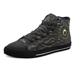 High-Top Canvas Shoes Mysterious Golden Eyes