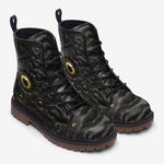 Leather Boots Mysterious Golden Eyes