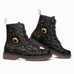 Leather Boots Mysterious Golden Eyes