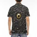 Men's Polo Shirt Mysterious Golden Eyes