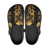 Classic Clogs Golden Planets Art Abstraction