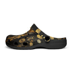 Classic Clogs Golden Planets Art Abstraction